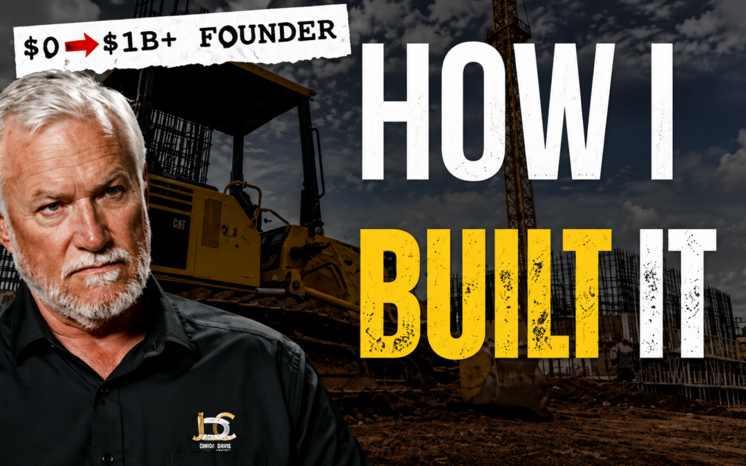 Billionaire Founder: MASTERCLASS on starting a construction company from scratch !